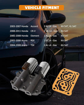 E-Shin solenoid beside ruler showing compact size and accurate fit
