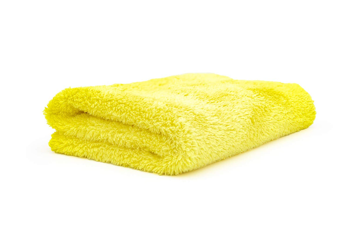 Close-up of super-plush 70/30 split microfiber pile showing dense fibers for superior pickup