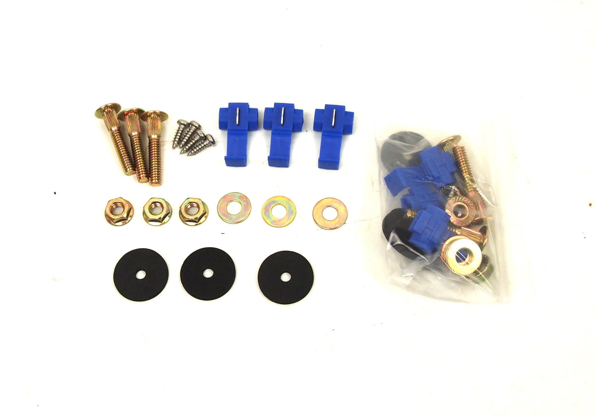 EAGLE KING PRODUCTS kit packaging laid out with studs nuts washers for ready installation