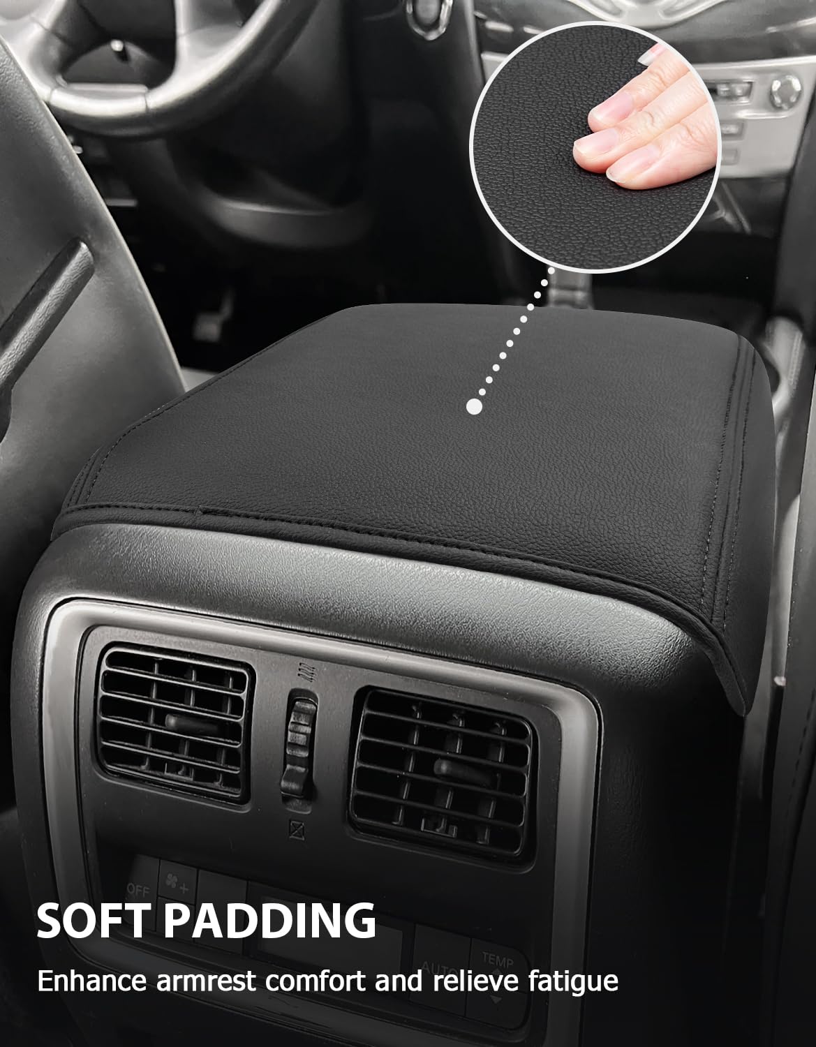 Eaglecover rear elastic straps detail providing secure, no-slip hold
