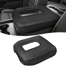 Eaglecover front view showing sleek black vinyl protecting console lid and improving appearance