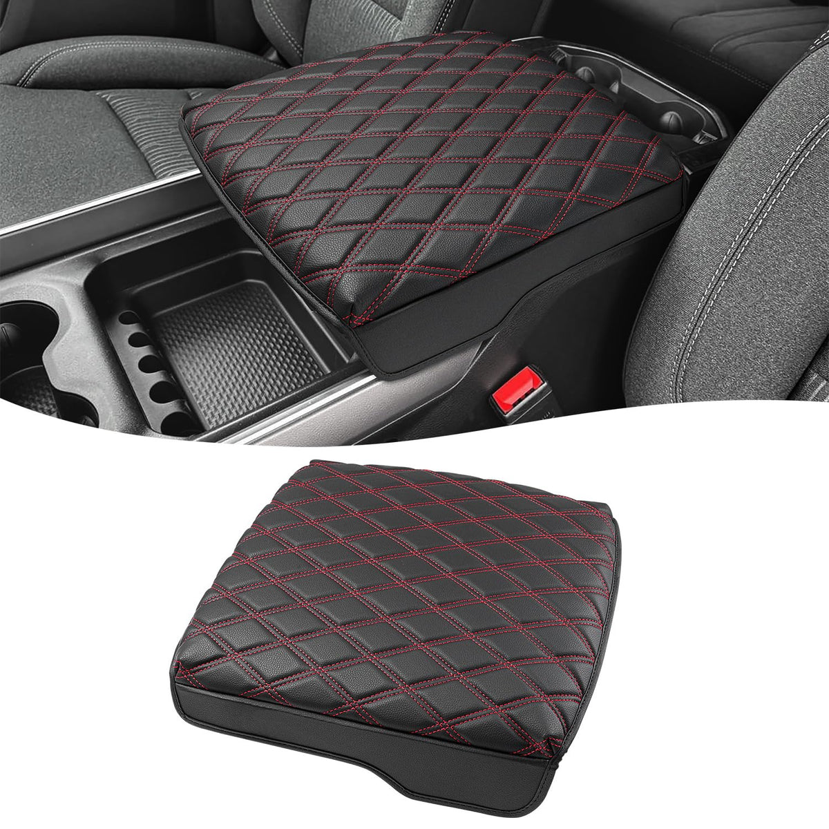 Eaglecover front view on console showing clean fit and protection