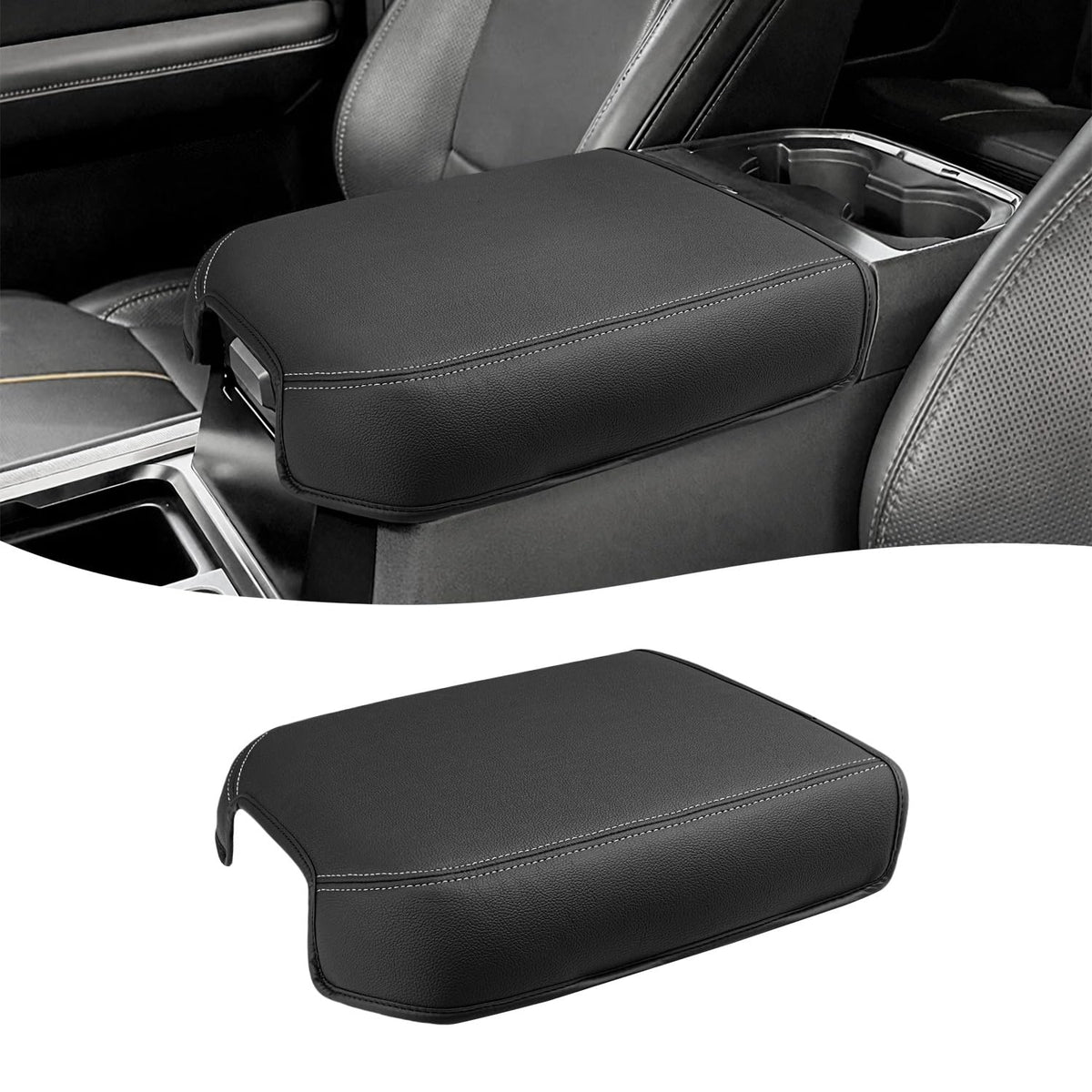Eaglecover front view fitted on center console showing sleek protection