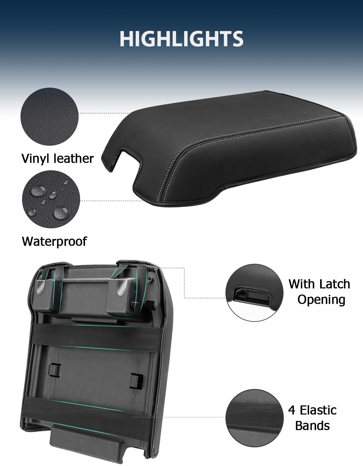Eaglecover installed in F150 interior, enhances cabin style and comfort