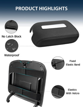 Eaglecover next to hand for scale showing compact fit and usable surface