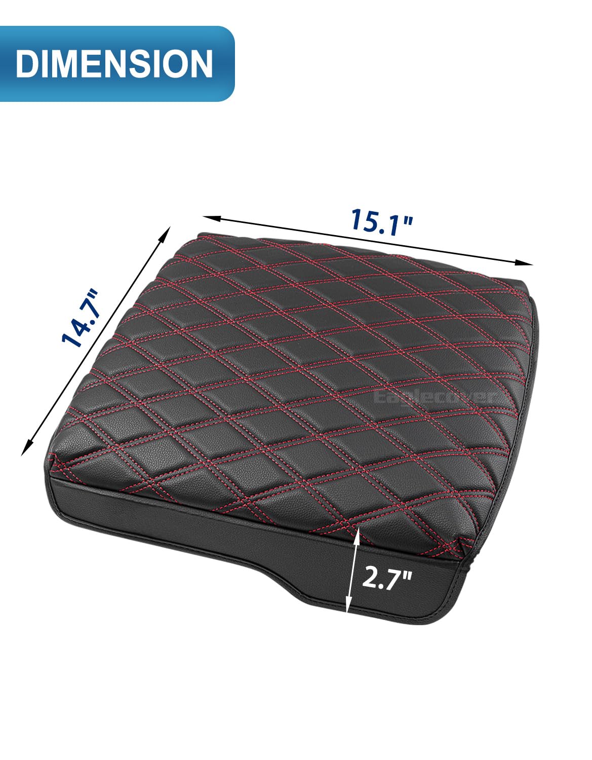 Eaglecover scale with hand demonstrating cushioned arm support