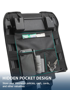 Eaglecover storage pocket detail with easy access for phone and keys