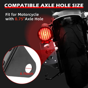 Eagwinger curved bracket side profile demonstrating side-mount fit and sleek look