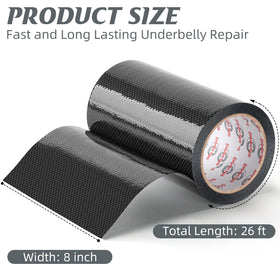 Ealyder Tape covering a trailer seam illustrating waterproof seal and dust protection