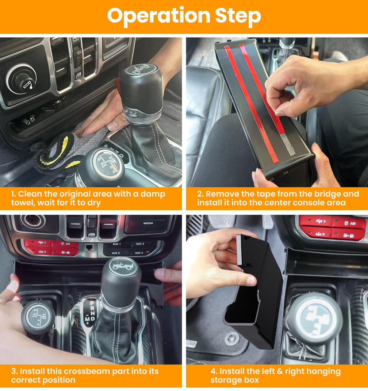 Eamplest organizer in use holding phone and keys for tidy cabin convenience