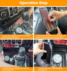 Eamplest organizer in use holding phone and keys for tidy cabin convenience