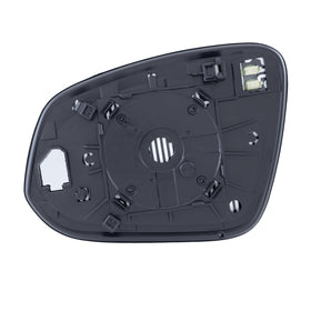 EAP mirror plastic back plate and electrical connector for easy fitment benefit