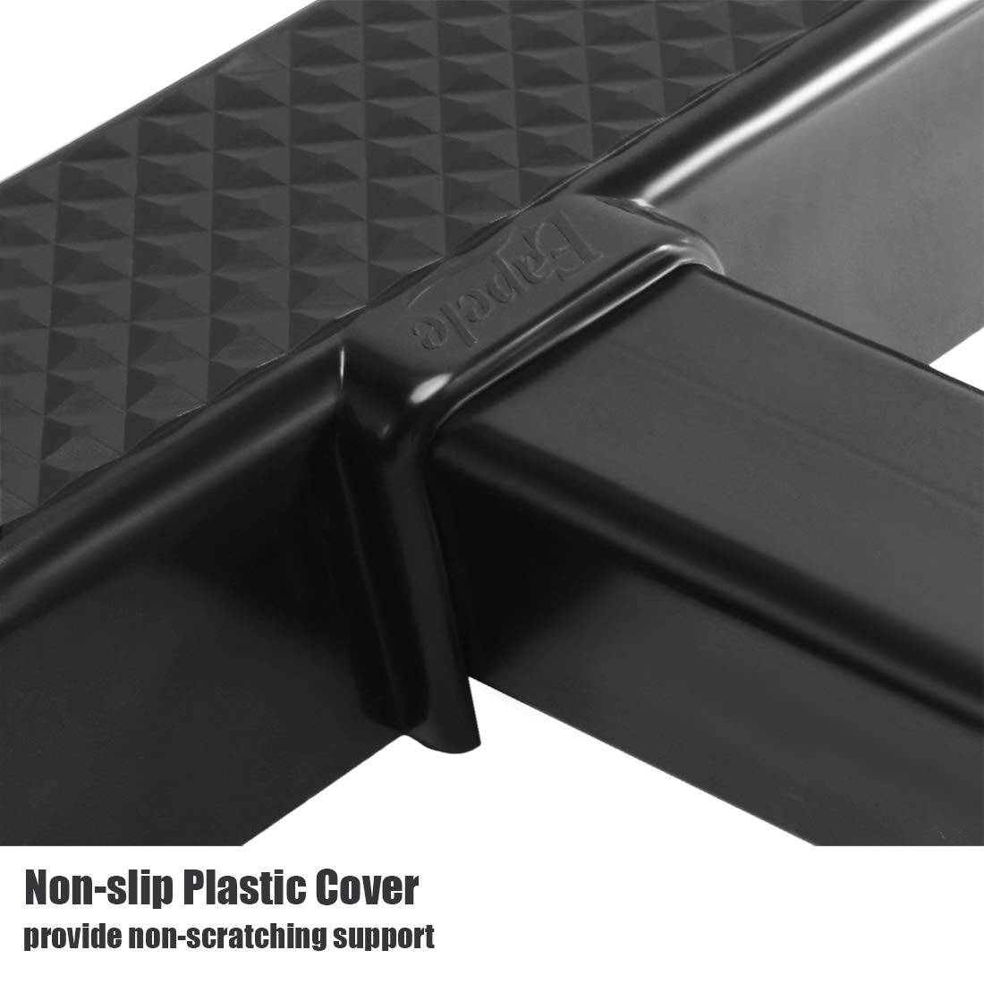 Eapele step beside ruler for scale showing compact size and practical reach benefit