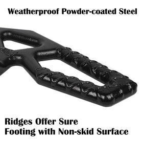 Eapele close-up of ridged anti-slip surface providing secure traction when standing