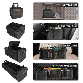 EAROND side pocket detail stores bottles and small items for easy access