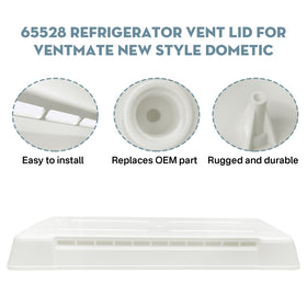Earthtec 65528 installed on RV roof showing restored vent protection