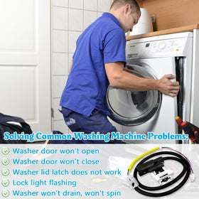 Earthtec mounted in washer demonstrating restored locking function benefit