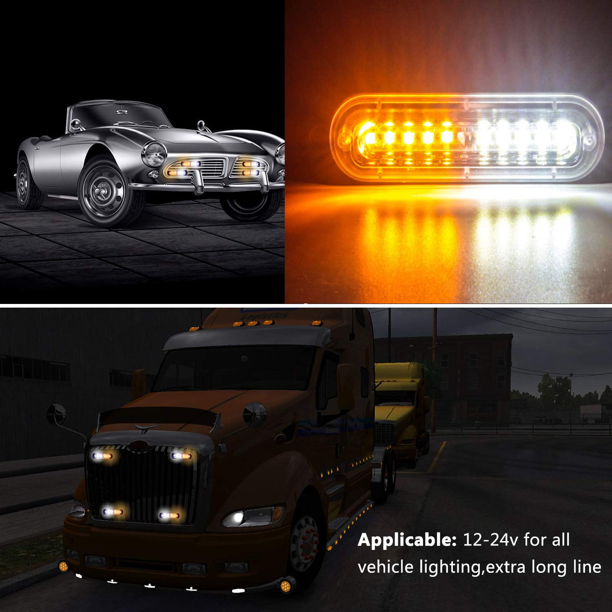 EASE2U E lights in nighttime roadside use improving vehicle awareness