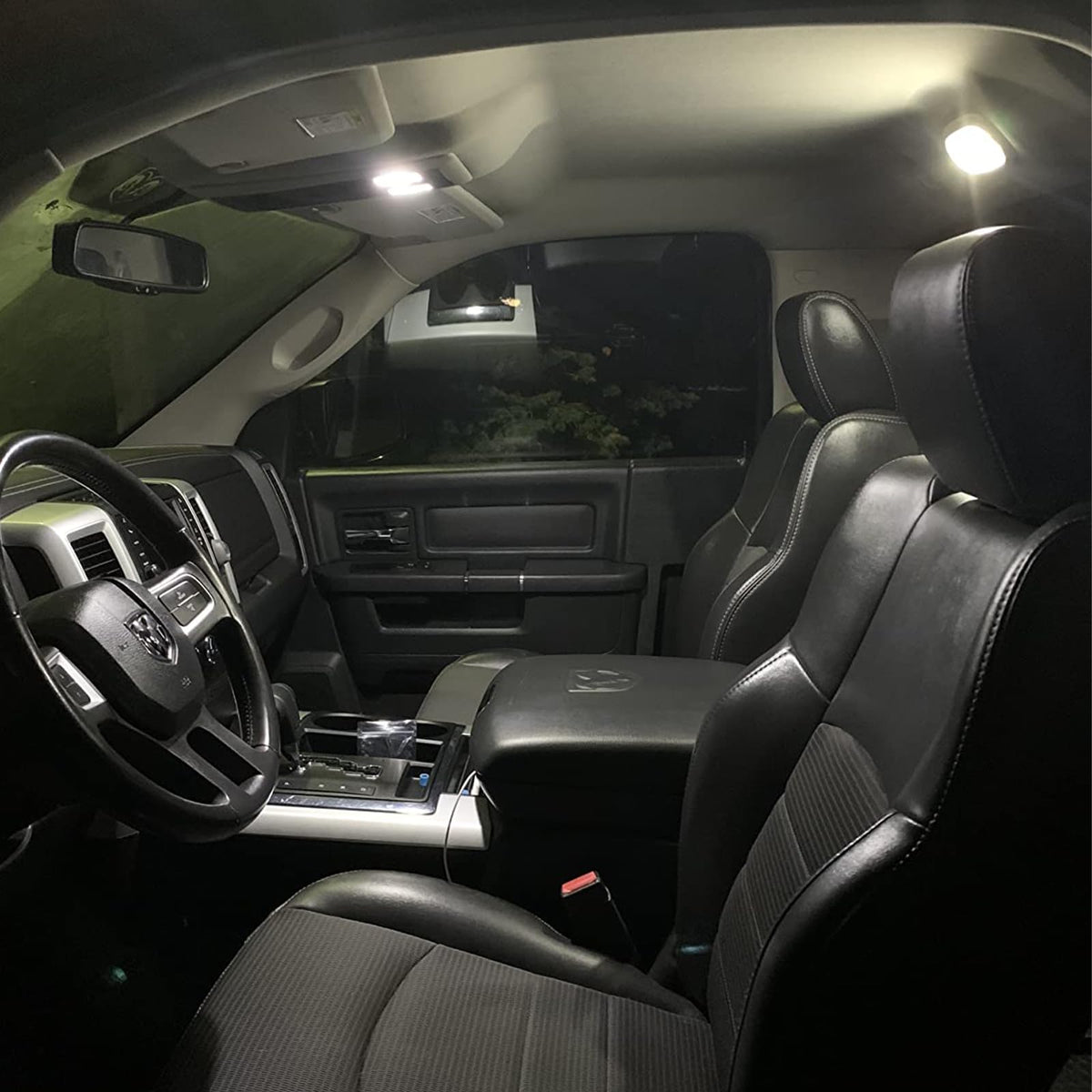 EASY EAGLE door light fitted showing safer entry illumination while exiting