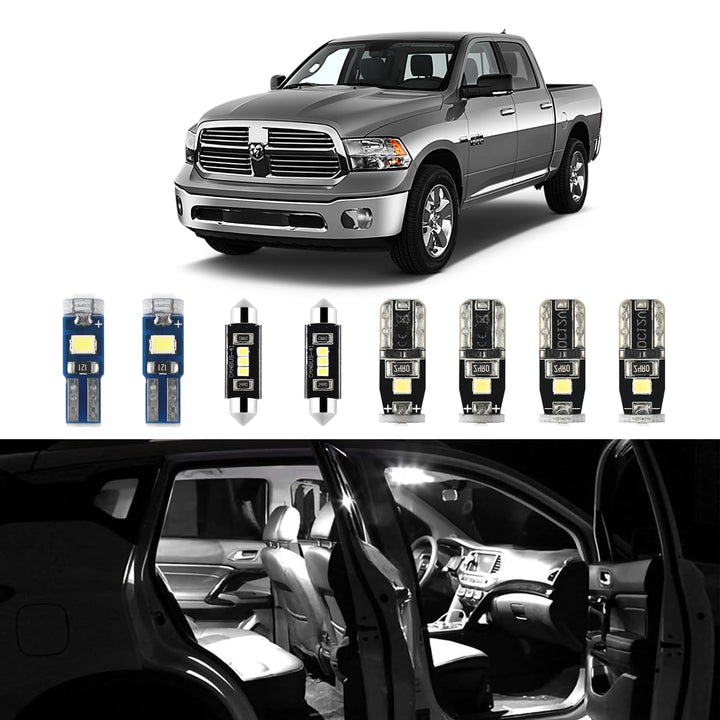 EASY EAGLE front packaging showing full 13-piece interior LED kit and benefits