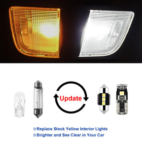 EASY EAGLE dome light installed in Sienna cabin improving interior visibility