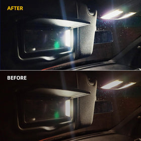 EASY EAGLE puddle light illuminating ground for safer entry