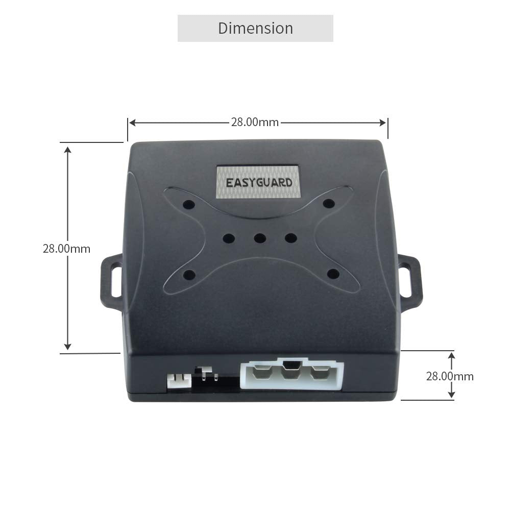 EASYGUARD button in dashboard lifestyle scene for convenient starting