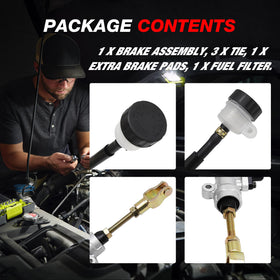 EATAKWARD master cylinder close-up highlighting durable construction and control