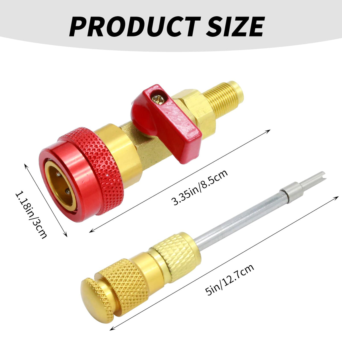 EATAKWARD spare valve cores and O-rings included for immediate replacement