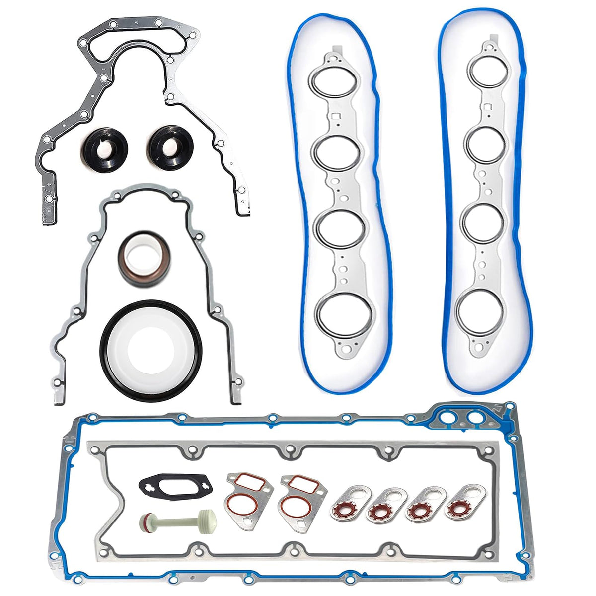 EAUTOR cylinder head gasket close-up showing precision edges for reliable sealing