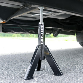 Eaz-Lift powder-coated tube detail highlighting rust-resistant finish for outdoor protection