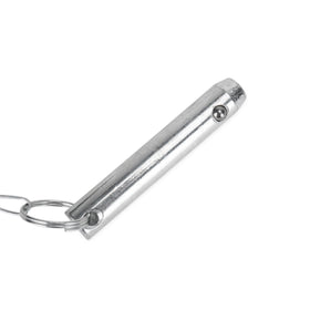 Eaz-Lift jack next to ruler showing 16-to-30 inch adjustable range for scale