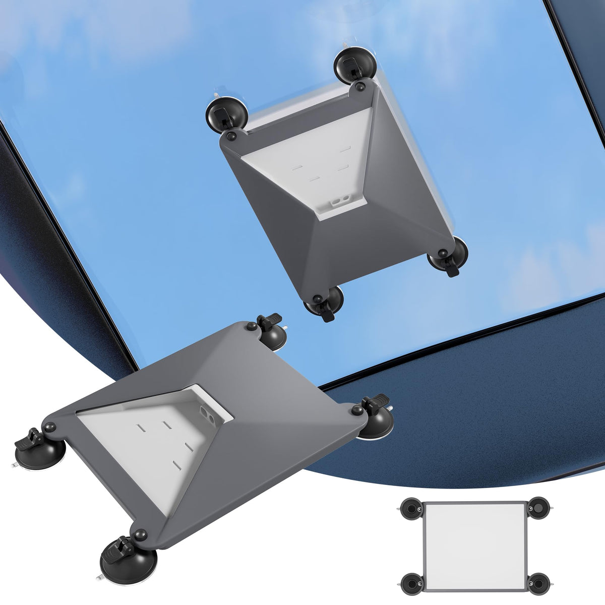 EAZUSE front view of Starlink Mini mounted securely offering stable connectivity