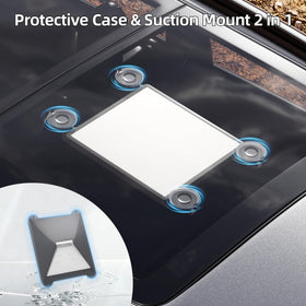 EAZUSE close-up of silicone protective case showing scratch-resistant padding benefit