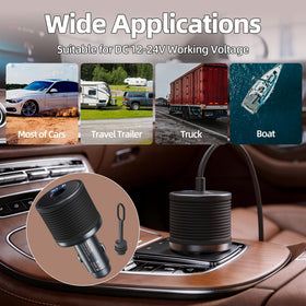 EAZUSE adapter held in hand showing compact size for easy transport