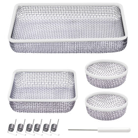 Eazy2hD front view of complete vent screen set showing all pieces and packaging benefit