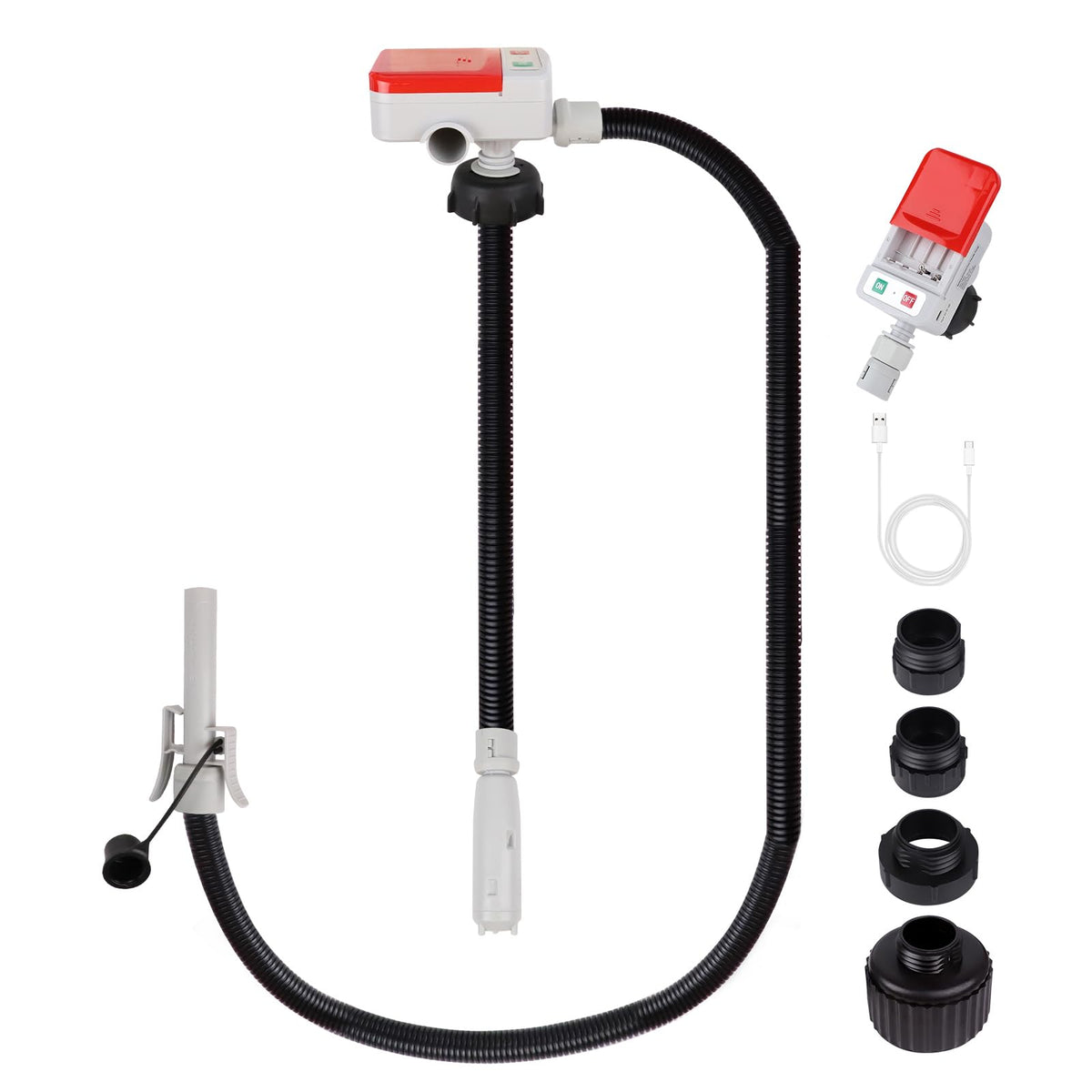Eazy2hD front view pump showing controls and compact body for easy handling