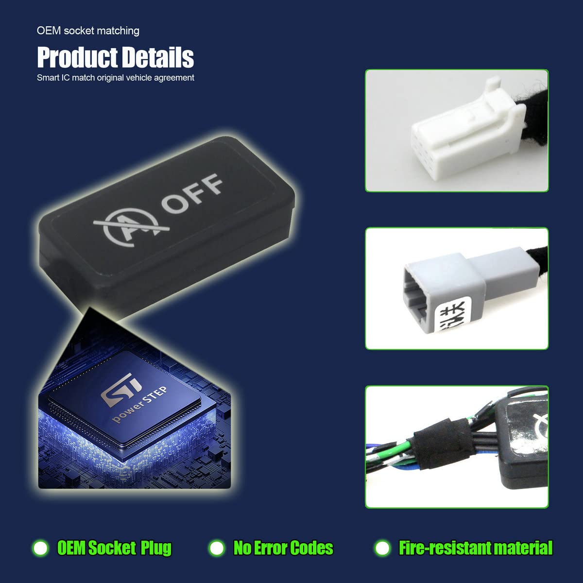 EBAIFUN module installed under dash demonstrating concealed reversible benefit