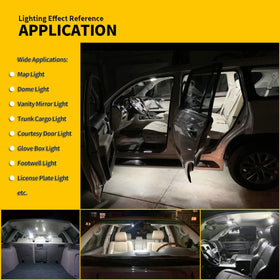 EBAIFUN lighting trunk and license plate, illustrates improved nighttime visibility benefit