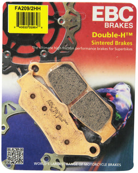 EBC FA209 front view showing packaging and included pads, reliable OEM fit