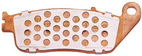 EBC FA196HH close-up of pad face and radiator plate, improved heat management