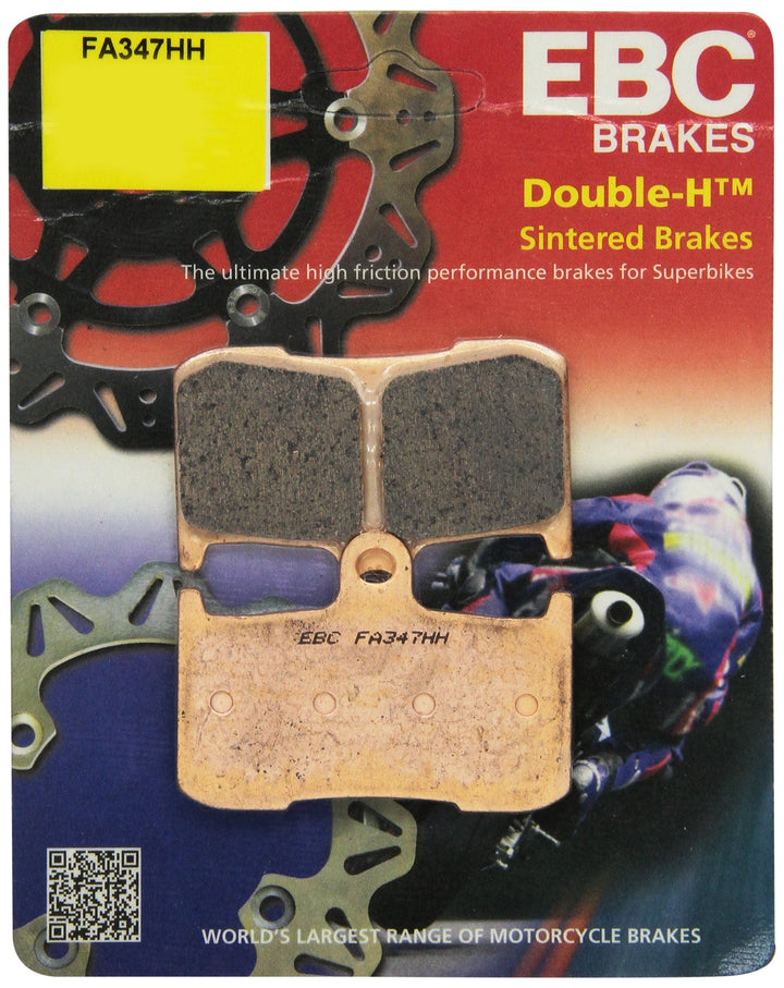 EBC FA347HH front view of pad set showing shape and fitment for easy replacement