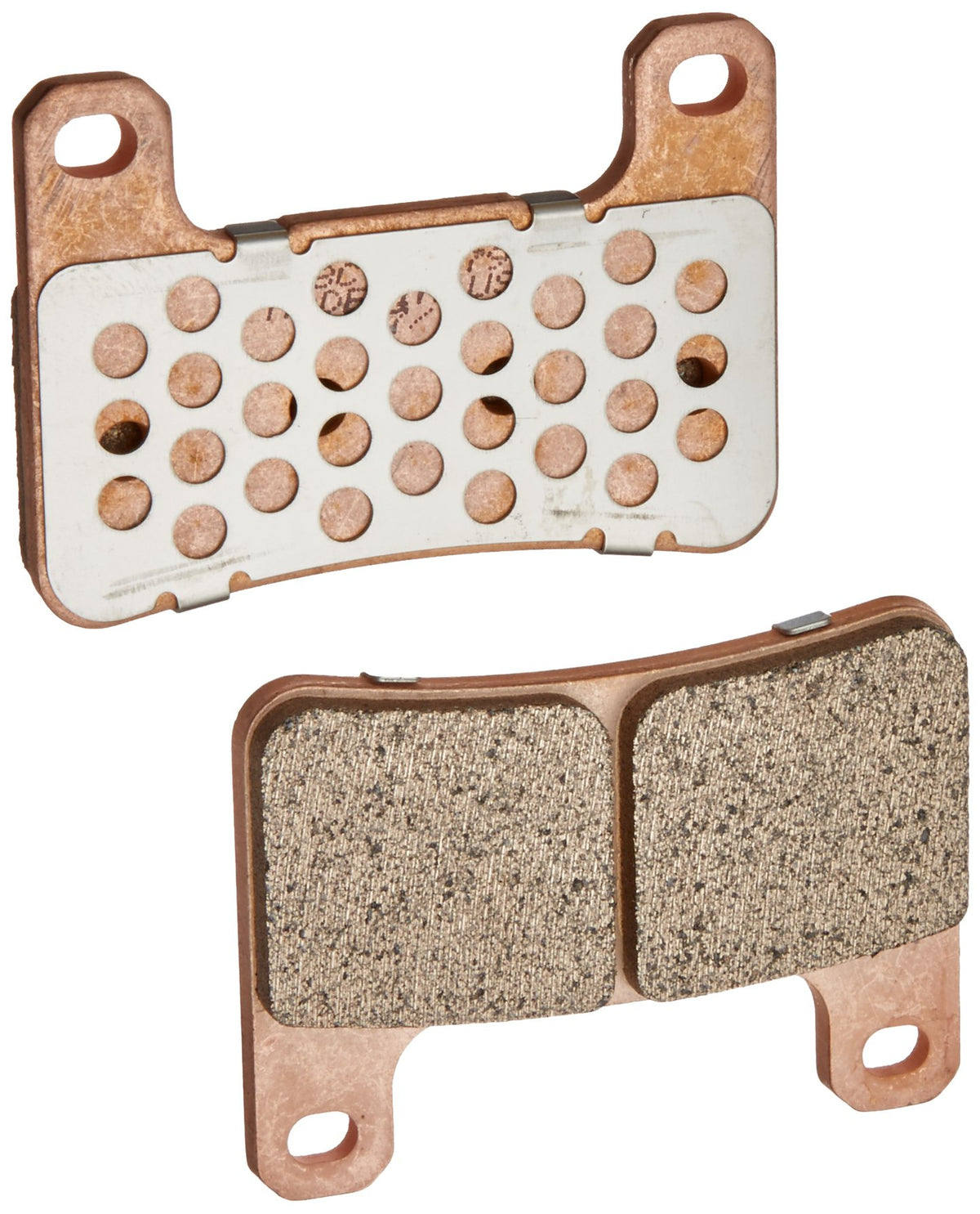 EBC FA379HH front view showing pads and backing plates for reliable stopping