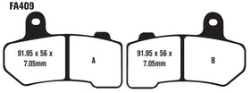 EBC FA409HH pads installed on rotor demonstrating improved stopping confidence