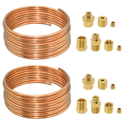 Ebrmeiwo front packaging showing full 16-piece tubing kit for quick identification and confidence