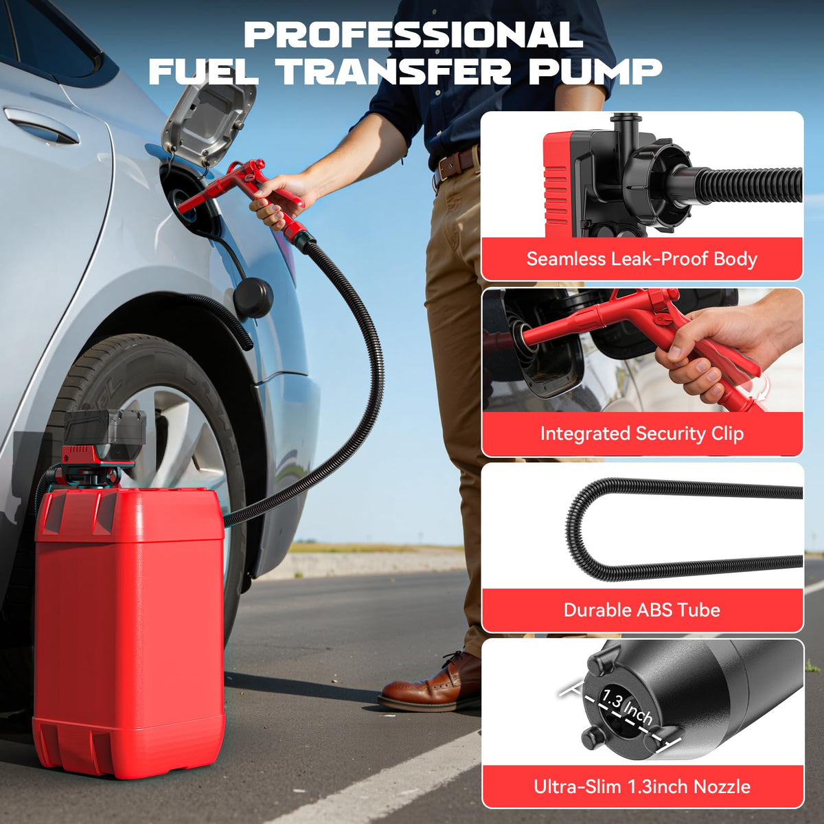 Ecarke connected to 12V cigarette plug showing vehicle-powered flexibility