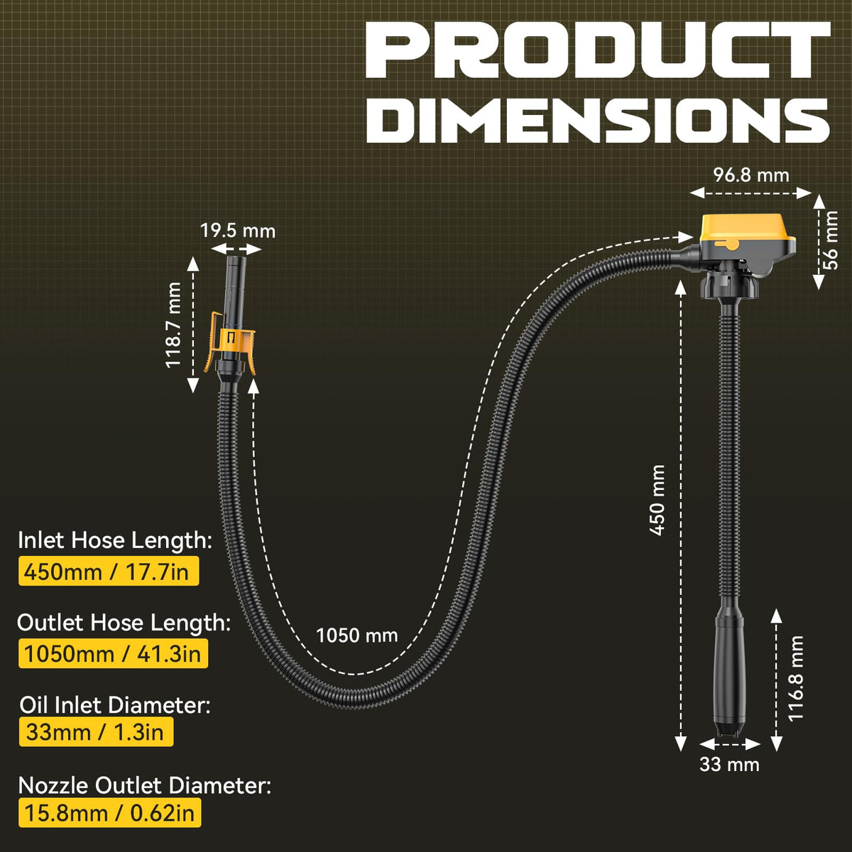 Ecarke adapters and accessories laid out displaying included adapter sizes