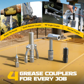 Ecarke bulk grease loading image demonstrating reinforced barrel for heavy use economy