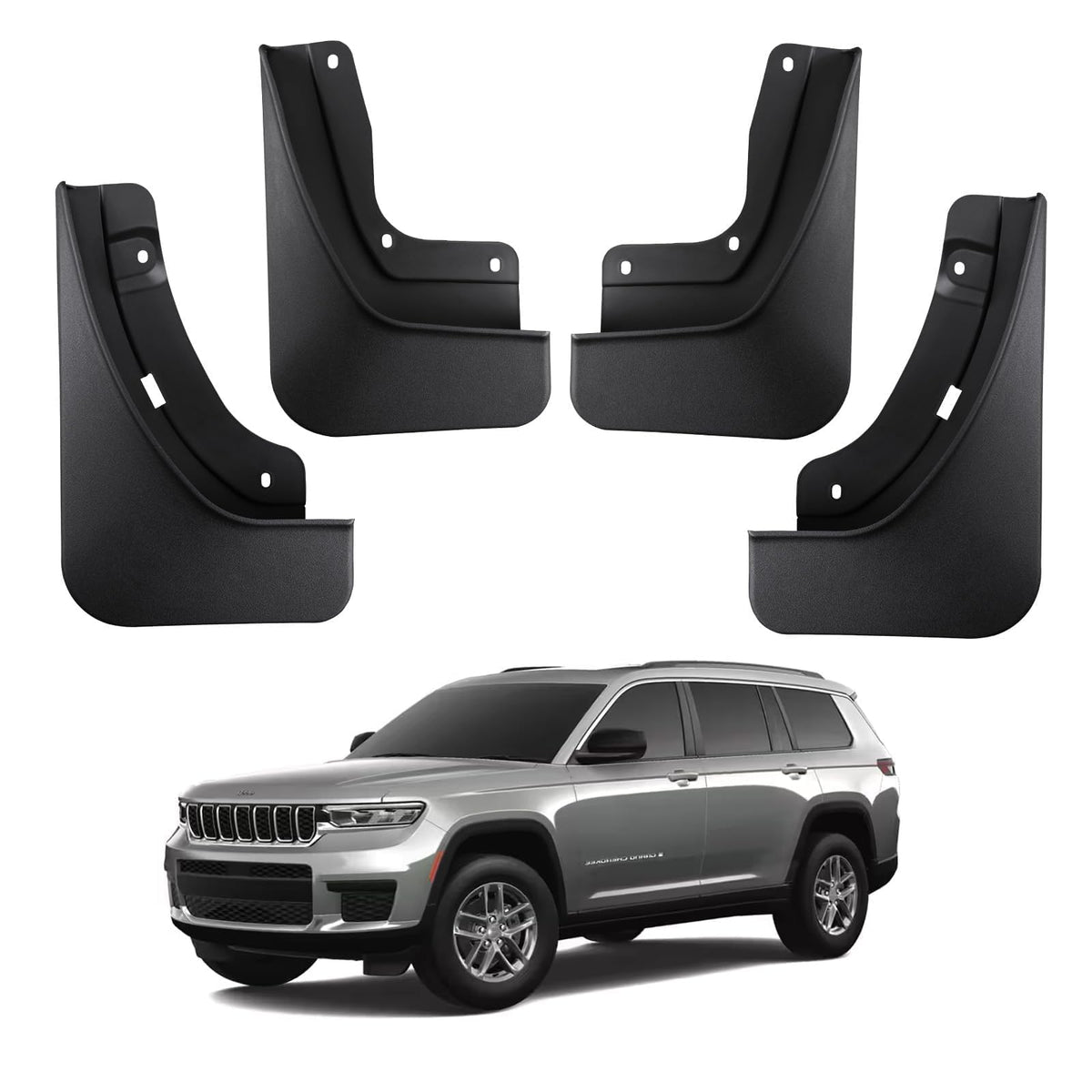 Ecarzo front passenger mud flap showing precise fit and paint protection