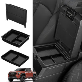 Ecarzo front view installed showing neat console and increased storage